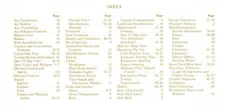 1969 Mustang Owner's Manual