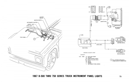 1967 Ford N, NT, C, CT-Series & W-Series Truck Wiring Diagrams Manual
