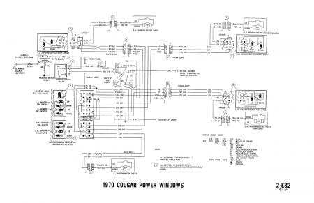 1970 Ford Mustang and Cougar Wiring and Vacuum Diagrams Manual