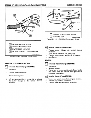 1987 Cadillac Eldorado, Seville Shop Manual