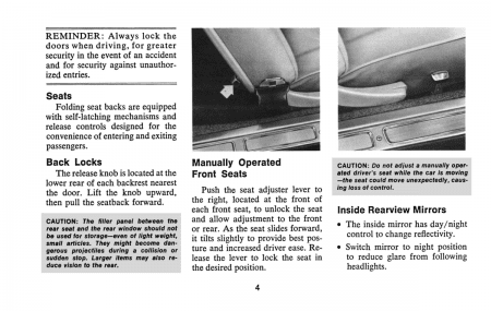 1971 Chevrolet Camaro Owner's Manual - COLOR