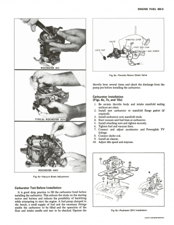 1971 Chevrolet Van Sportvan Service Manual