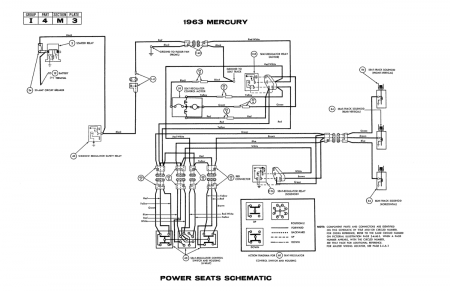 1963 Mercury & Lincoln Wiring Diagrams Manual - 11x17 inch COMB Bound