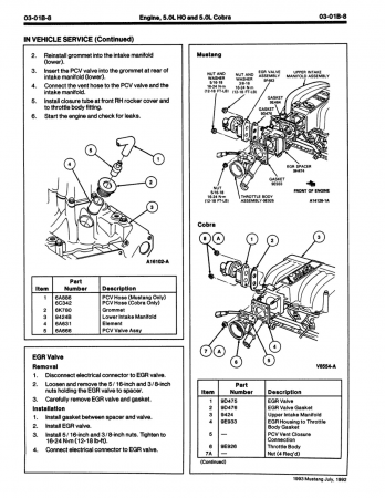1993 Ford Mustang Service Manual