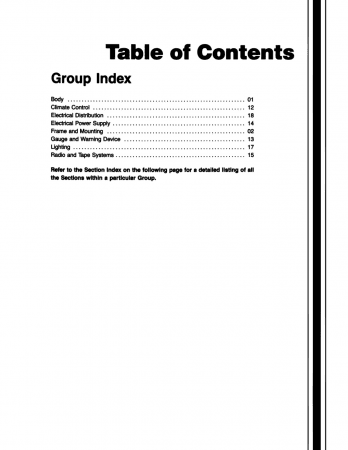 1990 Ford Aerostar, Ranger, Bronco II Truck Shop Manual