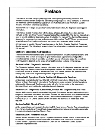 1997 Ford Powertrain Control / Emissions Diagnosis Service Manual