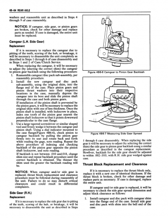 1986 Chevrolet Light Duty Truck Unit Repair Manual