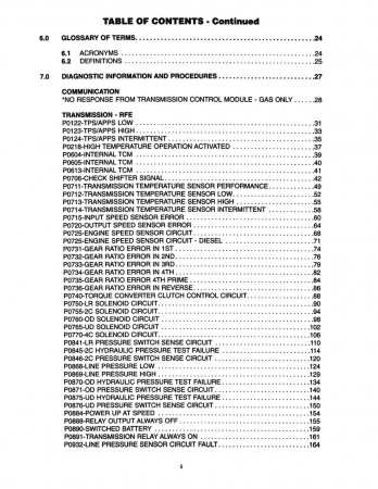 2003 Jeep Grand Cherokee Transmission Diagnostic Procedures Manual