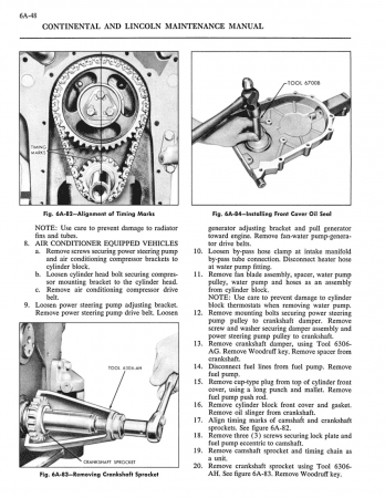 1959 Lincoln Maintenance Manual