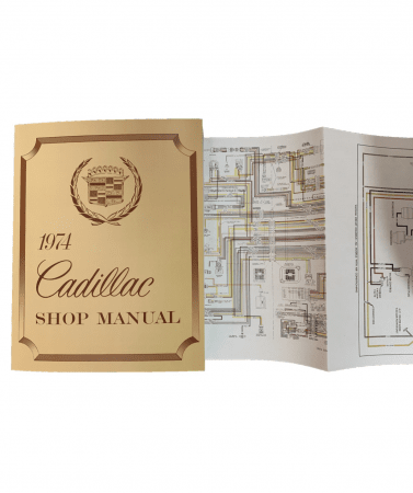 1974 Cadillac Shop Manual Includes Wiring / Vacuum Diagrams