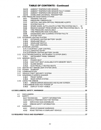 2003 Jeep Grand Cherokee Body Diagnostic Procedures Manual Service och reparationshandbok