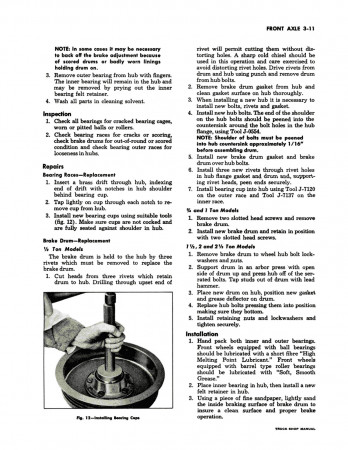 1958 Chevrolet Truck Shop Manual