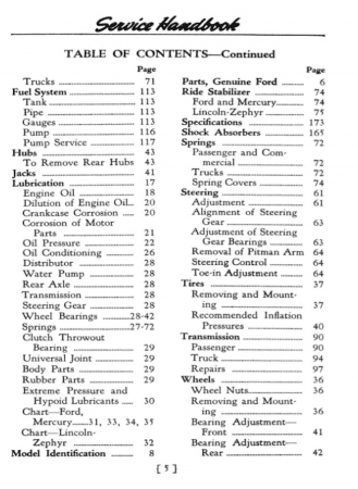 1932-1941 Ford & Mercury Shop Manual