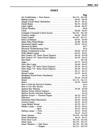 1983 Chevrolet Electrical Troubleshooting Shop Manual Supplement
