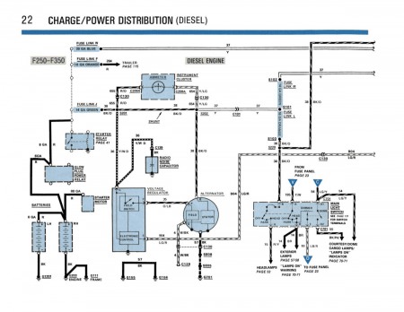 1984 Ford Bronco, F150-350 Electrical & Vacuum Troubleshooting Manual