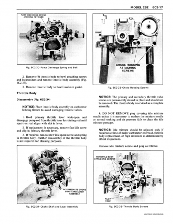 1980 GMC Light Duty Trucks Service Manual