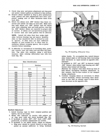 1967 Chevy Chassis Overhaul Manual