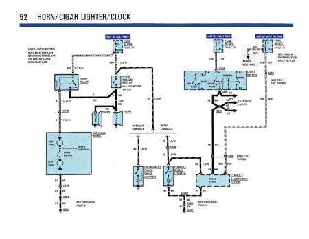 1985 Ford Mustang Capri Electrical Vacuum Troubleshooting Manual