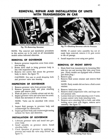 1951-55 Lincoln Mercury Transmission Manual