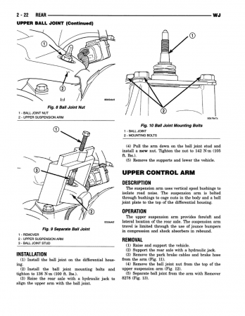 2002 Jeep Grand Cherokee Service Manual Service och reparationshandbok