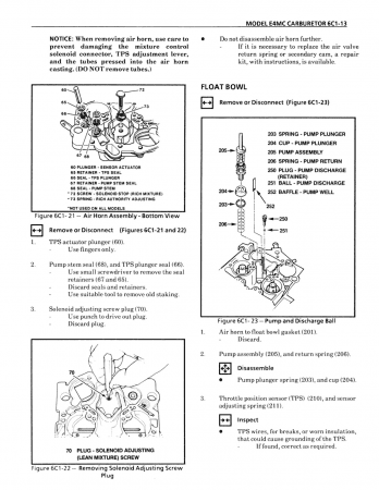 1986 Oldsmobile Cutlass Supreme & Salon Service Manual
