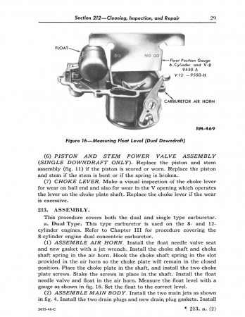 1938 - 1948 Ford Fuel Systems Repair Manual