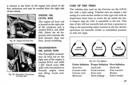 1956 Chevrolet Corvette Owner's Manual