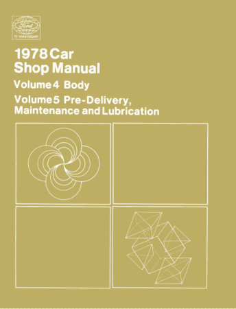 1978 Ford / Lincoln / Mercury Shop Manual