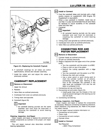 1989 Chevrolet S-10 Light Duty Truck Service Manual