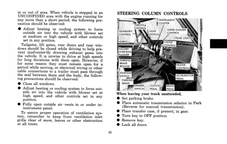1969 Chevy Truck 10-30 Instruktionsbok