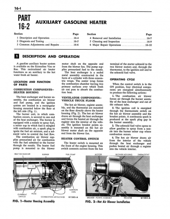 1965 Ford Econoline Shop Manual