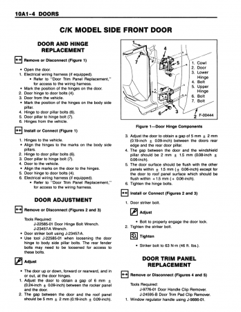 1986 Chevrolet LD Truck (10-30 Series) Shop Manual