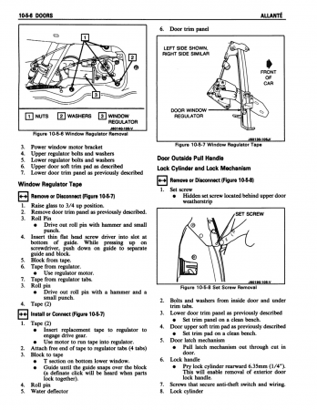 1987-88 Cadillac Allante Shop Manual