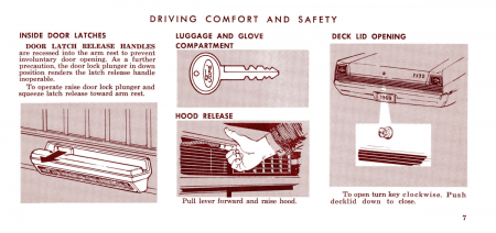 1969 Ford Car Owner's Manual Instruktionsbok i färg