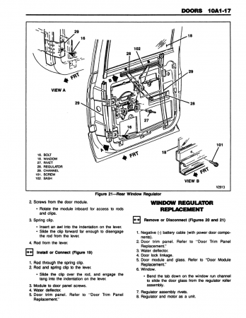 1992 Chevrolet C-K Pickup Service Manual