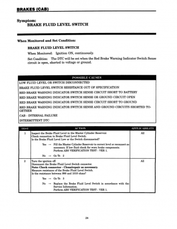 2003 Jeep Grand Cherokee Chassis Diagnostic Procedures Manual Service och reparationshandbok