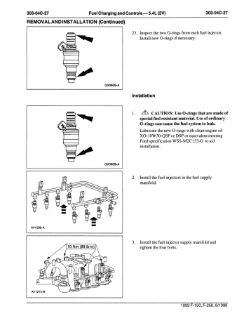 1999 Ford F-150, F-250 Workshop Manual