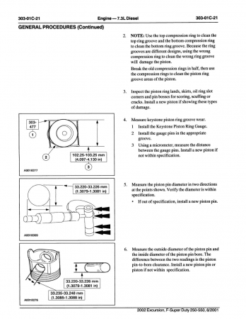 2002 Ford F-Super Duty 250, 350, 450, 550 & Excursion Workshop Manual