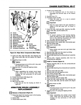 1990 Chevrolet S-10 Models Service Manual