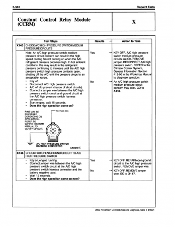 2002 Ford Car & Truck Powertrain Control / Emissions Diagnosis Service Manual