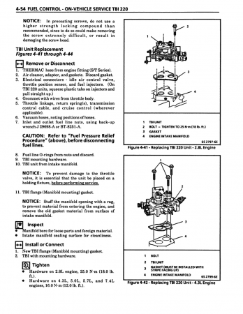 1992 Chevrolet C-K Pickup Service Manual