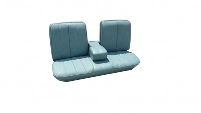 1966 Klädsel soffa fram med armstöd CAD DEVILLE