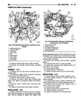 2001 Jeep Grand Cherokee Service Manual Service och reparationshandbok
