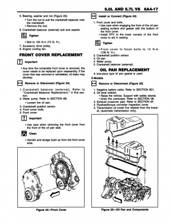 1996 Chevrolet & GMC C/K Truck Service Manual
