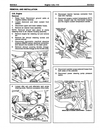 1990 Ford Aerostar, Ranger, Bronco II Truck Shop Manual