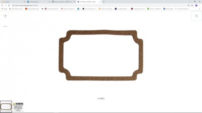 Packning parkeringsljusglas Chevrolet 1957