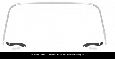 Kromlister Vindruta 1970-81 CAMARO / FIREBIRD