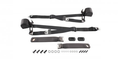 Säkerhetsbälten fram 3 punkt med GM knapp GM A-body 1966-73