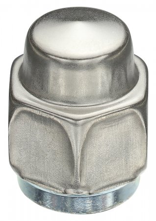 Hjulmutter kromad 7/16-20