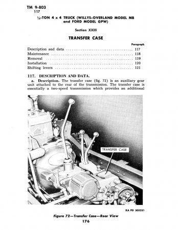 1940-1945 Military Jeep MB/GPW Technical Manual
